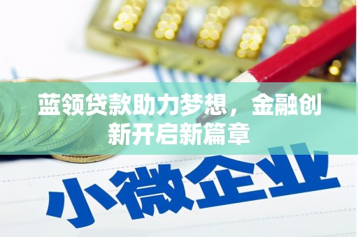 白银蓝领贷款助力梦想，金融创新开启新篇章