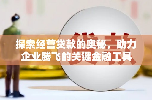 白银探索经营贷款的奥秘，助力企业腾飞的关键金融工具
