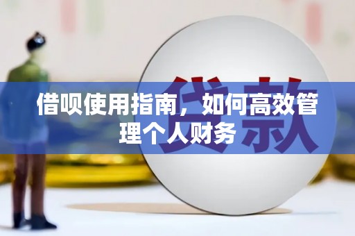 白银借呗使用指南，如何高效管理个人财务