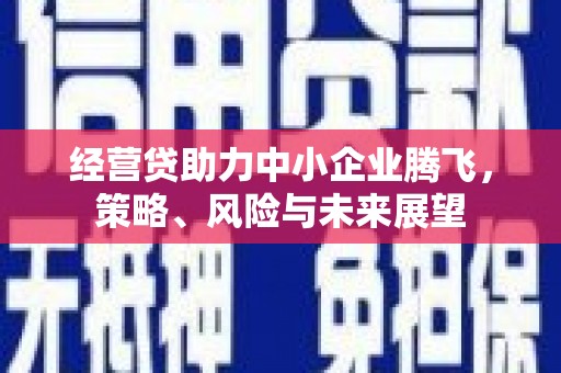 白银经营贷助力中小企业腾飞，策略、风险与未来展望
