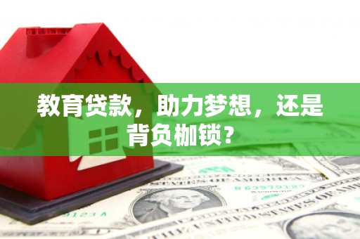 白银教育贷款，助力梦想，还是背负枷锁？