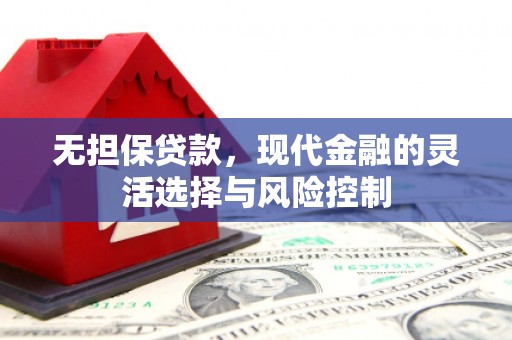 白银无担保贷款，现代金融的灵活选择与风险控制