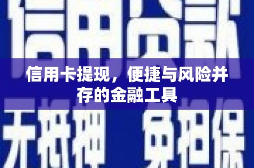 白银信用卡提现，便捷与风险并存的金融工具
