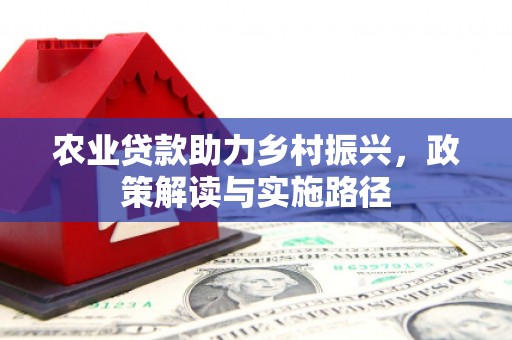 白银农业贷款助力乡村振兴，政策解读与实施路径