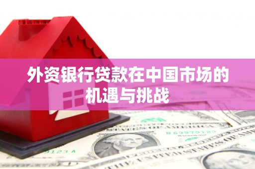 白银外资银行贷款在中国市场的机遇与挑战