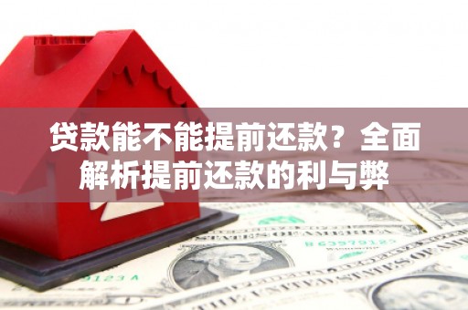 白银贷款能不能提前还款？全面解析提前还款的利与弊
