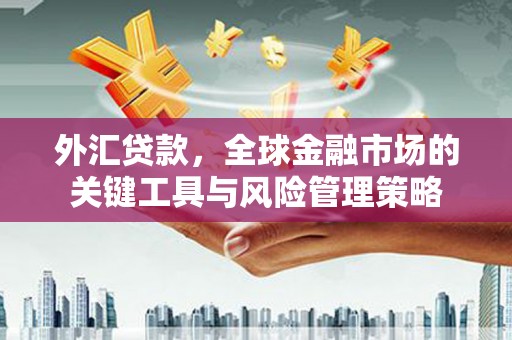 白银外汇贷款，全球金融市场的关键工具与风险管理策略