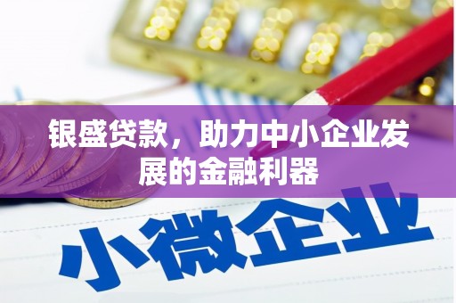 白银银盛贷款，助力中小企业发展的金融利器