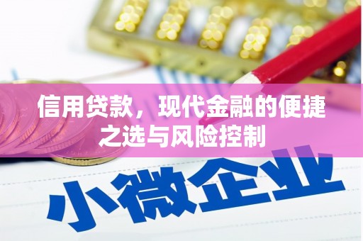 白银信用贷款，现代金融的便捷之选与风险控制
