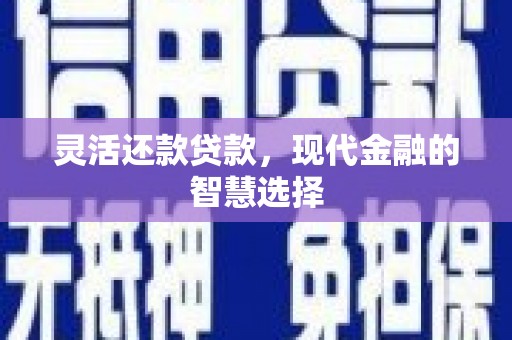 白银灵活还款贷款，现代金融的智慧选择