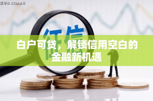 白银白户可贷，解锁信用空白的金融新机遇
