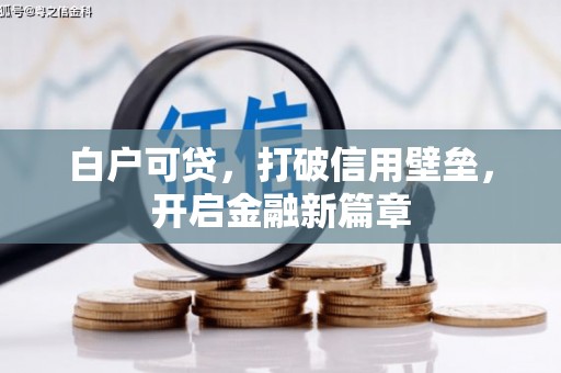 白银白户可贷，打破信用壁垒，开启金融新篇章