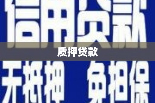 白银质押贷款