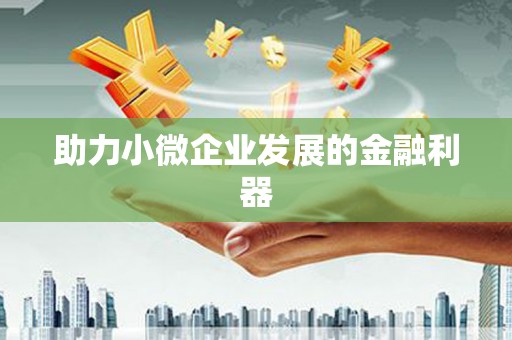 白银助力小微企业发展的金融利器