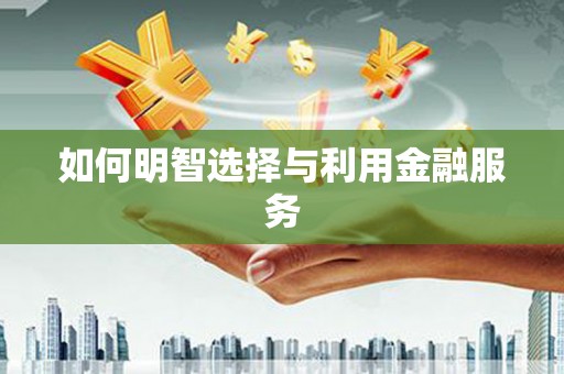 白银如何明智选择与利用金融服务