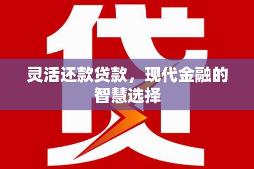 白银灵活还款贷款，现代金融的智慧选择