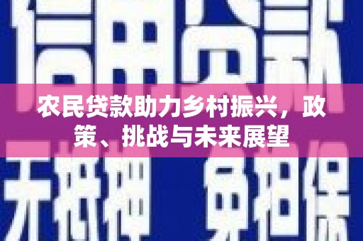 白银农民贷款助力乡村振兴，政策、挑战与未来展望