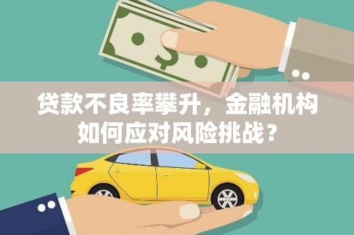 白银贷款不良率攀升，金融机构如何应对风险挑战？