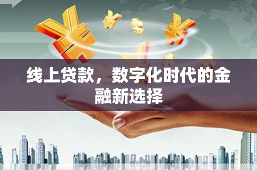 白银线上贷款，数字化时代的金融新选择