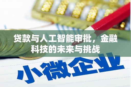 白银贷款与人工智能审批，金融科技的未来与挑战