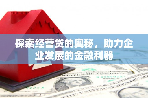白银探索经营贷的奥秘，助力企业发展的金融利器