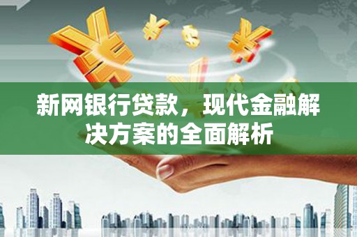 白银新网银行贷款，现代金融解决方案的全面解析