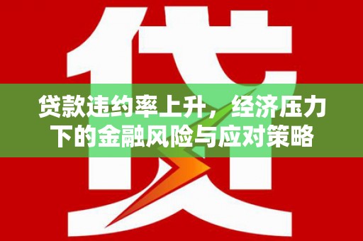 白银贷款违约率上升，经济压力下的金融风险与应对策略