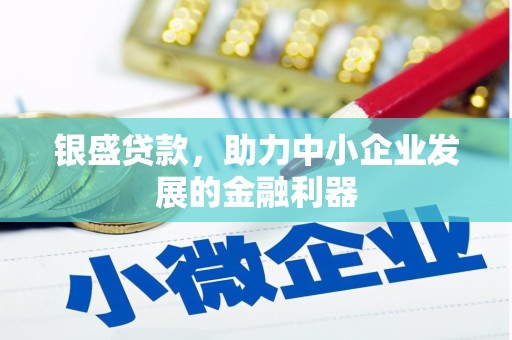 白银银盛贷款，助力中小企业发展的金融利器