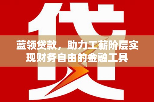 白银蓝领贷款，助力工薪阶层实现财务自由的金融工具