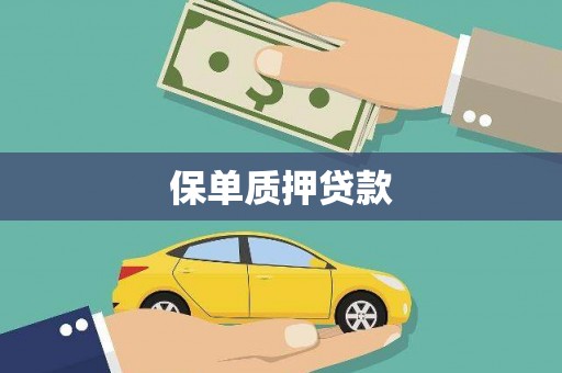白银保单质押贷款