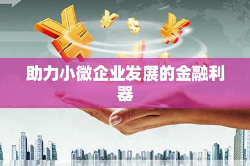 白银助力小微企业发展的金融利器