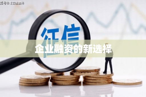 白银企业融资的新选择