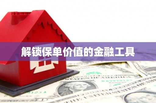 白银解锁保单价值的金融工具