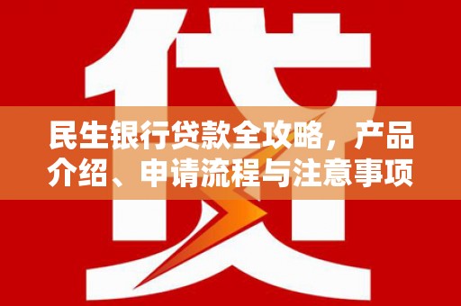 白银民生银行贷款全攻略，产品介绍、申请流程与注意事项